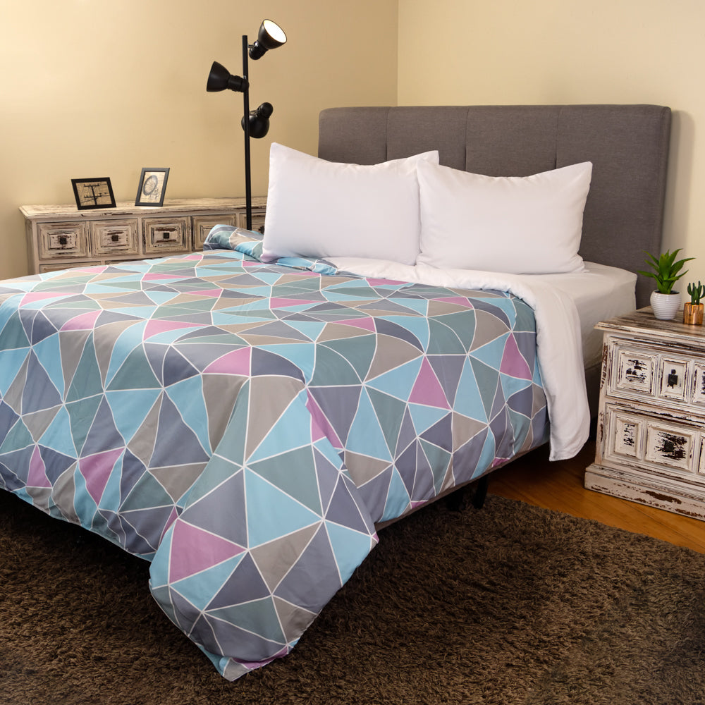 Set Funda de Duvet Cristal 100% poliéster con Fundas de Almohada CONDESSA