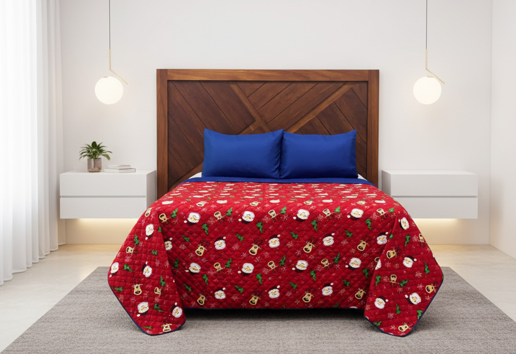Cubrecamas navideños pinsonic hipoalergénicos