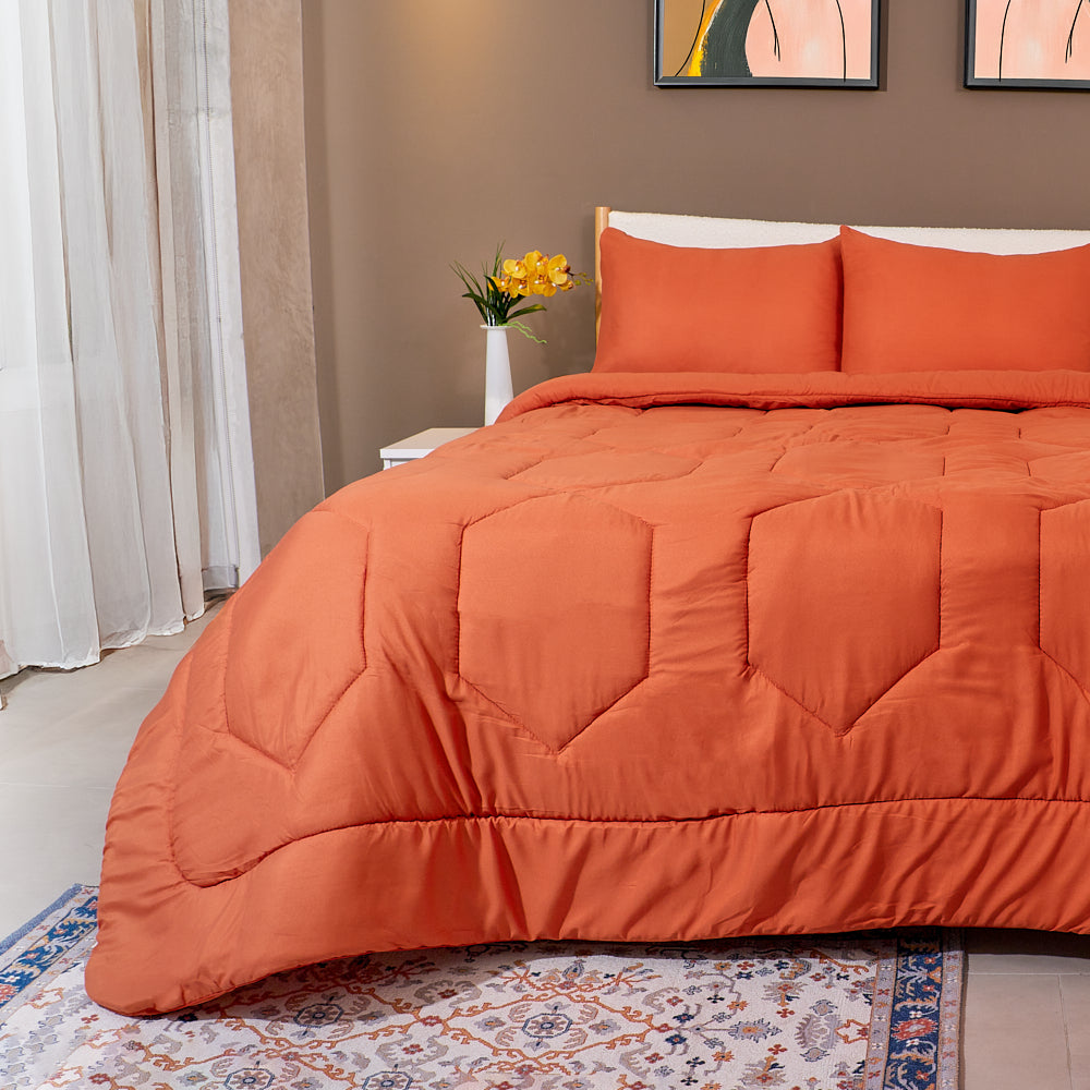 Edredón Imperial Orange  Rombos / 70% de descuento