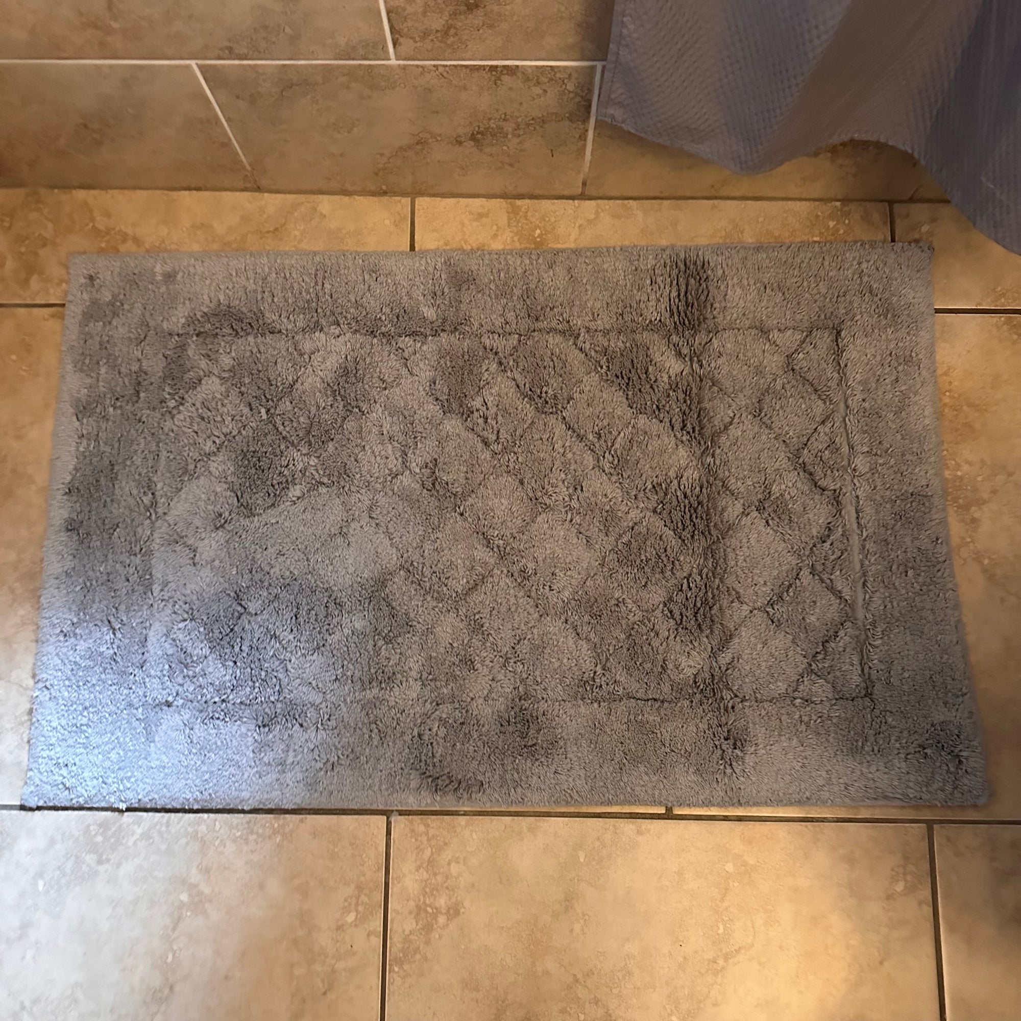 Home Weavers Luxury Collection - Juego De Alfombras De Baño De 100 % Algodón Reversible, Lavables, Suaves Y Absorbentes, Juego De Alfombras De Baño Antideslizantes, 17 X 24 Pulgadas, Rectangular
